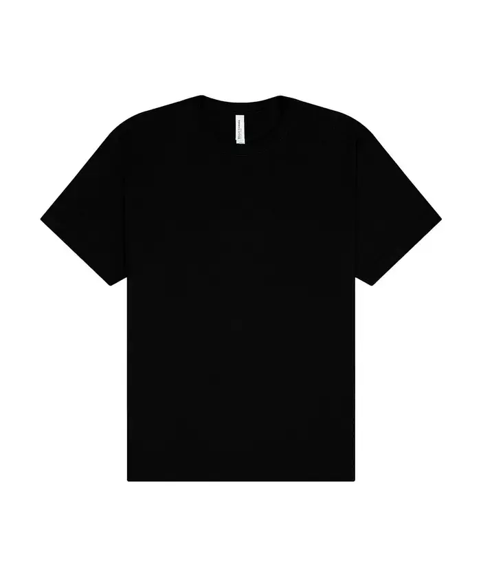 Unisex Short Sleeve Heavy Tee – front, blank (Black)