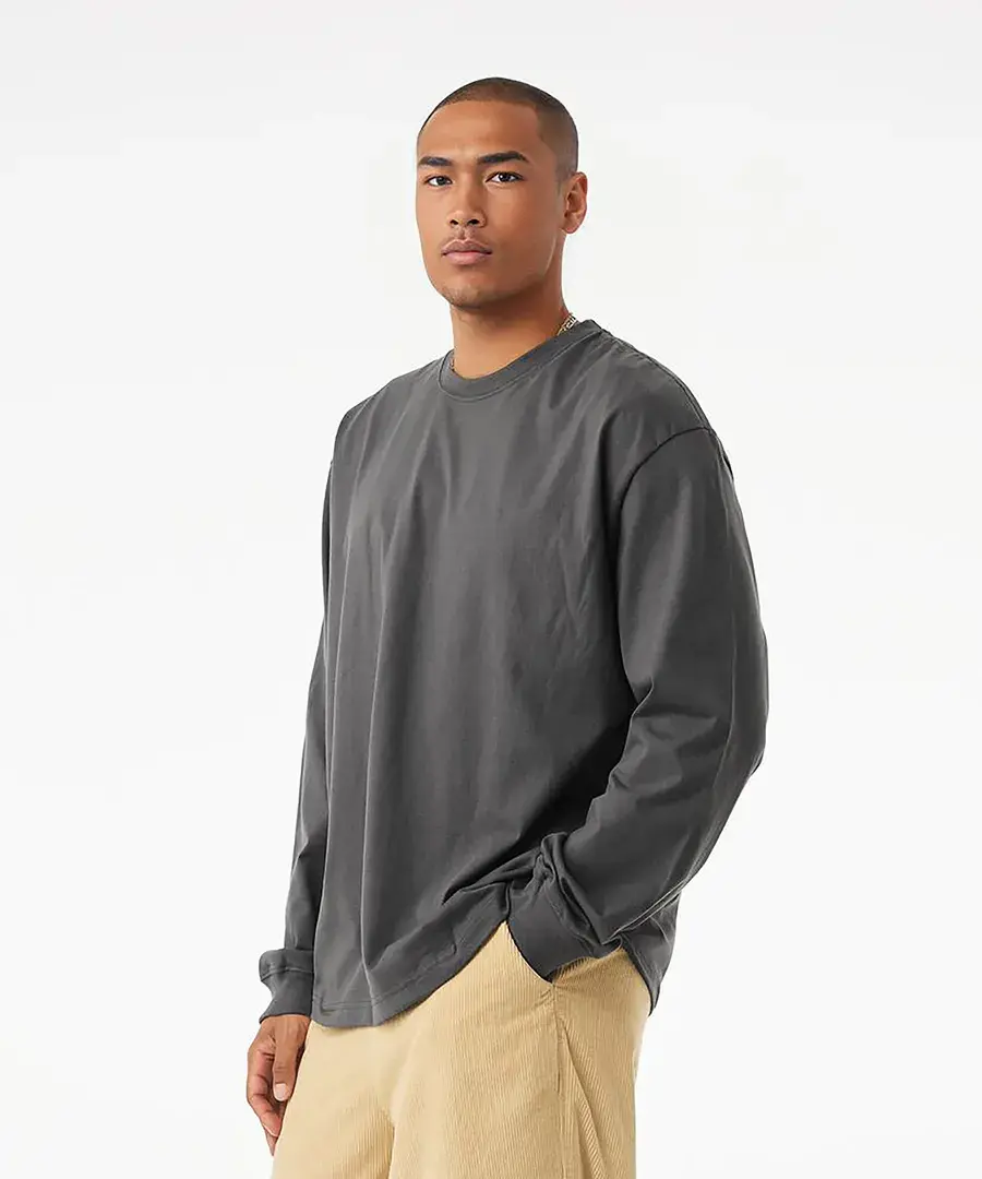 Unisex Long Sleeve Heavy Tee – worn (4 of 5)