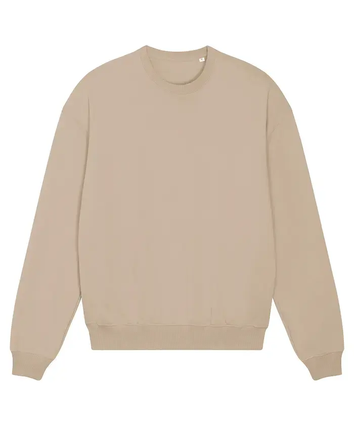 Unisex Ledger Dry Sweatshirt – front, blank (Desert Dust)