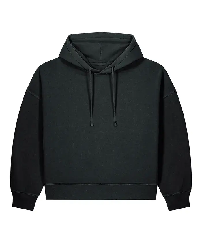 Stella Nora Vintage – front, blank (Garment Dyed Black Rock)