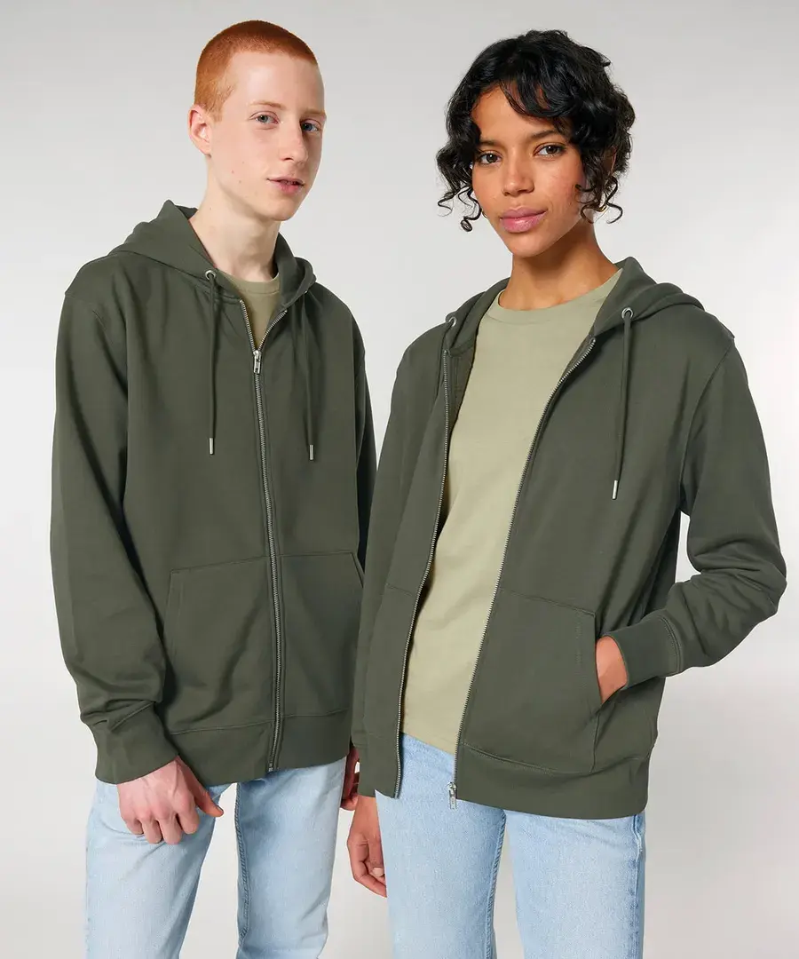 Unisex Cultivator 2.0 Iconic Zip-thru Hoodie Sweatshirt – worn (2 of 5)
