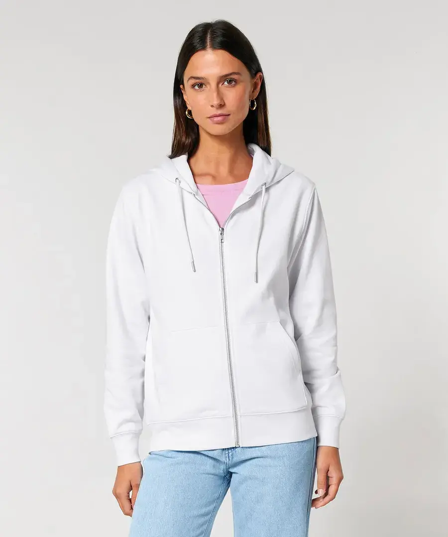 Unisex Cultivator 2.0 Iconic Zip-thru Hoodie Sweatshirt – worn (3 of 5)