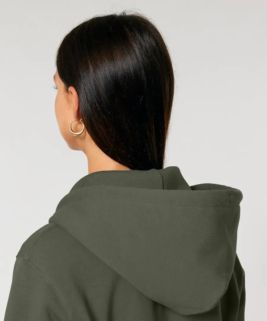 Unisex Cultivator 2.0 Iconic Zip-thru Hoodie Sweatshirt – close-up 2