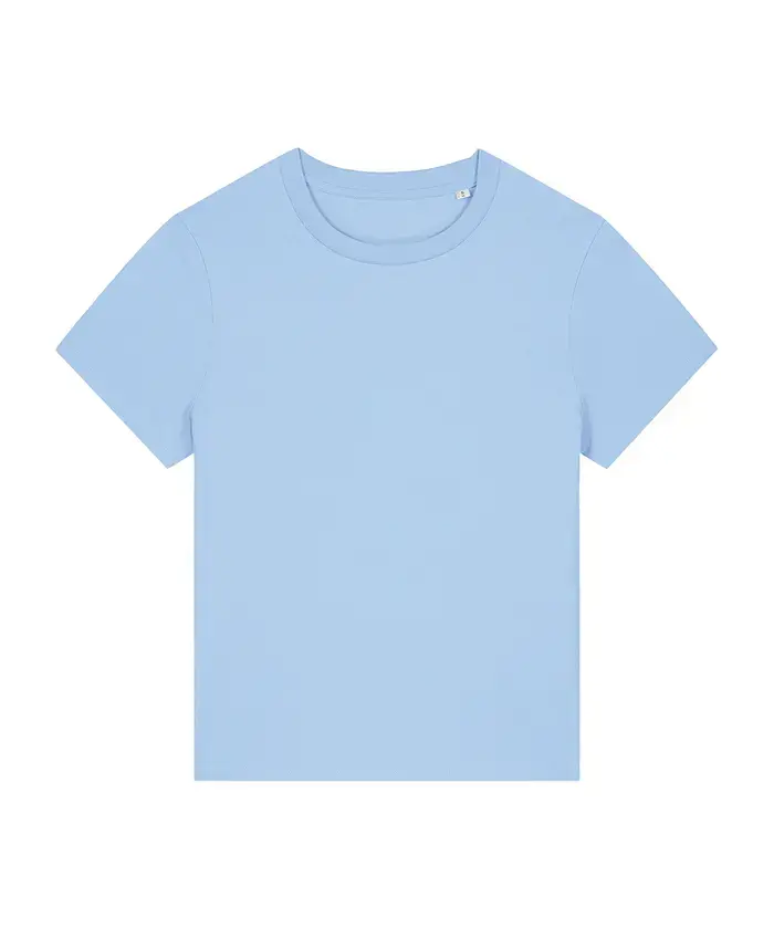 Women’s Stella Muser Iconic T-Shirt – front, blank (Blue Soul)