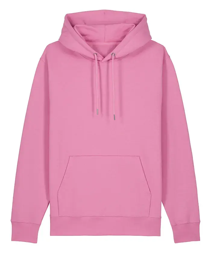 Unisex Cruiser 2.0 Iconic Hoodie Sweatshirt – front, blank (Bubble Pink)
